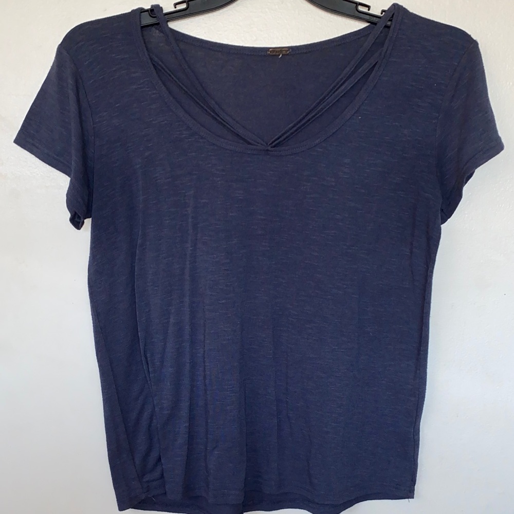 Poof! Deep Blue Short Sleeve Tee